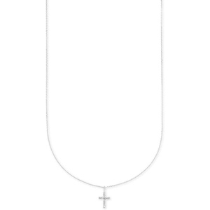 image:imageKendra Scott White Diamond Cross Pendant Necklace in 14k Gold Fine Jewelry for Women14K WHITE GOLD  CRYSTAL CLEAR DIAMOND