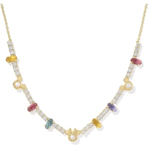 image:imageKendra Scott x Disney Mickey Mouse and Minnie Mouse Tennis Necklace Fashion Jewelry for WomenGOLD  MULTI MIX