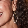 image:imageKendra Scott Abbie Open Frame Earrings Fashion Jewelry for WomenRHODIUM