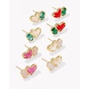 image:imageKendra Scott Ari Heart Emilie Stud Earrings Fashion Jewelry for WomenGOLD  IVORY MOPIRIDESCENT DRUSY