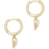 image:imageKendra Scott Ari Heart Huggie Earrings for Women Fashion JewelryGOLD  IRIDESCENT DRUSY
