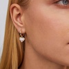image:imageKendra Scott Ari Heart Huggie Earrings for Women Fashion JewelryRHODIUM  IVORY MOTHER OF PEARL
