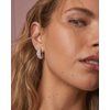 image:imageKendra Scott Bella Hoop Earrings Fashion Jewelry for WomenRHODIUM  WHITE CZ
