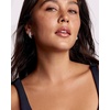 image:imageKendra Scott Bella Hoop Earrings Fashion Jewelry for WomenRHODIUM  WHITE CZ