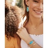 image:imageKendra Scott Elle Drop Earrings for WomenGOLD  BRONZE VEINED TURQUOISE
