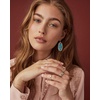 image:imageKendra Scott Elle Drop Earrings for WomenRHODIUM  BLACK OPAQUE GLASS