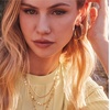 image:imageKendra Scott Kelly Hoop Earring 14k Gold Plated Brass Fashion Jewelry for Women