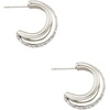 image:imageKendra Scott Livy Huggie EarringsRHODIUM METAL