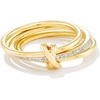 image:imageKendra Scott Tia Band Ring Fine Jewelry for Women18K GOLD VERMEIL  WHITE SAPPHIRE