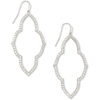 image:imageKendra Scott Abbie Open Frame Earrings Fashion Jewelry for WomenRHODIUM