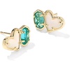 image:imageKendra Scott Ari Heart Emilie Stud Earrings Fashion Jewelry for WomenGOLD  OPALITE ILLUSION AND LONDON BLUE GLASS