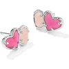 RHODIUM - AZALEA ILLUSION AND ROSE QUARTZ