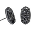 image:imageKendra Scott Ellie Stud Earrings for Women Fashion JewelryGUNMETAL  BLACK DRUSY