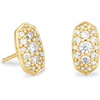 image:imageKendra Scott Grayson Crystal Stud Earrings Fashion Jewelry for WomenGOLD  WHITE CUBIC ZIRCONIA