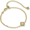 image:imageKendra Scott Mallory Crystal Delicate Chain BraceletGOLD WHITE CZ