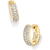image:imageKendra Scott Mikki Pave Huggie Earrings Fashion Jewelry For WomenGOLD