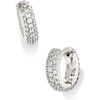 image:imageKendra Scott Mikki Pave Huggie Earrings Fashion Jewelry For WomenRHODIUM
