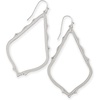 image:imageKendra Scott Sophee Drop Earrings for WomenRHODIUM  RHODIUM METAL