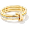 image:imageKendra Scott Tia Band Ring Fine Jewelry for Women18K GOLD VERMEIL  WHITE SAPPHIRE