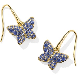 image:imageKendra Scott 14k GoldPlated Lillia Crystal Drop Earrings in Blue Crystal Fashion Jewelry for Women