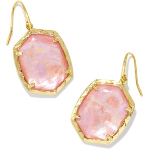image:imageKendra Scott Daphne Drop Earrings Fashion Jewelry for WomenLIGHT PINK IRIDESCENT ABALONE