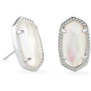 image:imageKendra Scott Ellie Earrings Fashion Jewelry for WomenRHODIUM  IRIDESCENT ABALONE
