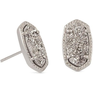 image:imageKendra Scott Ellie Stud Earrings for Women Fashion JewelryRHODIUM  PLATINUM DRUSY