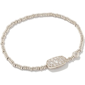 image:imageKendra Scott Grayson Crystal Stretch Bracelet Fashion Jewelry for WomenRHODIUM  WHITE CRYSTAL