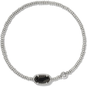 image:imageKendra Scott Grayson Crystal Stretch Bracelet Fashion Jewelry for WomenRhod Black Agate