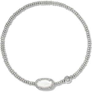 image:imageKendra Scott Grayson Crystal Stretch Bracelet Fashion Jewelry for WomenRhod White Mop