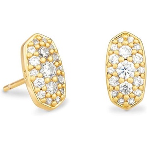 image:imageKendra Scott Grayson Crystal Stud Earrings Fashion Jewelry for WomenGOLD  WHITE CUBIC ZIRCONIA