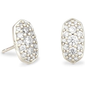 image:imageKendra Scott Grayson Crystal Stud Earrings Fashion Jewelry for WomenRHODIUM  WHITE CUBIC ZIRCONIA