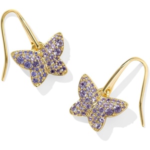 image:imageKendra Scott Lillia Crystal Drop Earrings Fashion Jewelry for WomenGOLD  VIOLET CRYSTAL