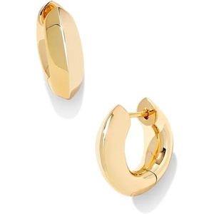 image:imageKendra Scott Mikki Metal Huggie Earring Fashion Jewelry for WomenGOLD  POLISHED METAL