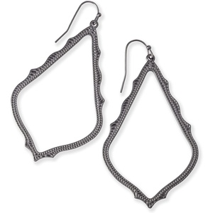image:imageKendra Scott Sophee Drop Earrings for WomenGUNMETAL  GUNMETAL METAL