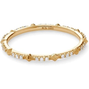 image:imageKendra Scott White Diamond Astrid Ring in 14k Yellow Gold Fine Jewelry for Women14K YELLOW GOLD  CRYSTAL CLEAR DIAMOND