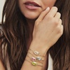 image:imageKendra Scott Elaina Luxe Chain Bracelet Fashion Jewelry for WomenGOLDLIGHT BLUE CUBIC ZIRCONIA