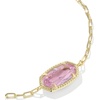 image:imageKendra Scott Elaina Luxe Chain Bracelet Fashion Jewelry for WomenGOLDLIGHT PINK CUBIC ZIRCONIA