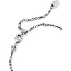 image:imageKendra Scott Tiger Striped Elaina Delicate Chain BraceletVINTAGE SILVER  BLUE MARBLE Tiger Striped