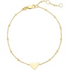 image:imageKendra Scott Ari Heart Delicate Bracelet 18k Gold Vermeil DemiFine Jewelry for Women