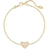 image:imageKendra Scott Ari Heart Link Chain Bracelet for Women Fashion JewelryGOLD  IRIDESCENT DRUSY