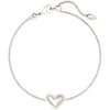 image:imageKendra Scott Ari Heart Link Chain Bracelet for Women Fashion JewelryRHODIUM  IVORY MOTHER OF PEARL