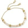 image:imageKendra Scott Bree Beaded Delicate Chain BraceletGOLD IVORY MOTHER OF PEARL