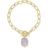 image:imageKendra Scott Daphne Link Chain Bracelet Fashion Jewelry for WomenGold  Amethyst