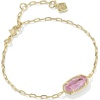 image:imageKendra Scott Elaina Luxe Chain Bracelet Fashion Jewelry for WomenGOLDLIGHT PINK CUBIC ZIRCONIA