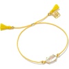 image:imageKendra Scott Everlyne Friendshp Bracelet in 14k GoldPlated Brass Fashion Jewelry for Women Dichroic Glass