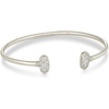 image:imageKendra Scott Grayson Crystal Cuff Bracelet Fashion Jewelry for WomenRHODIUM  WHITE CUBIC ZIRCONIA