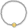 image:imageKendra Scott Softball Stretch Bracelet Fashion Jewelry for WomenRHODIUMCHARTREUSE MAGNESITE