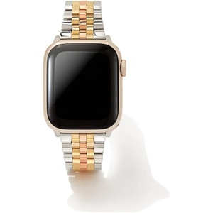 image:imageKendra Scott Alex 5 Link Watch Bands Compatible with Apple Watch Series 18 and Samsung Galaxy WatchGold  Silver   Rose Gold Stainless Steel