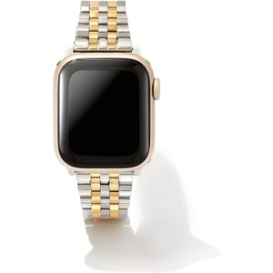 image:imageKendra Scott Alex 5 Link Watch Bands Compatible with Apple Watch Series 18 and Samsung Galaxy WatchGold  Silver Stainless Steel